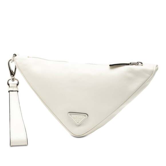 Prada Triangle Logo Zip Crossbody Bag #232833P79B